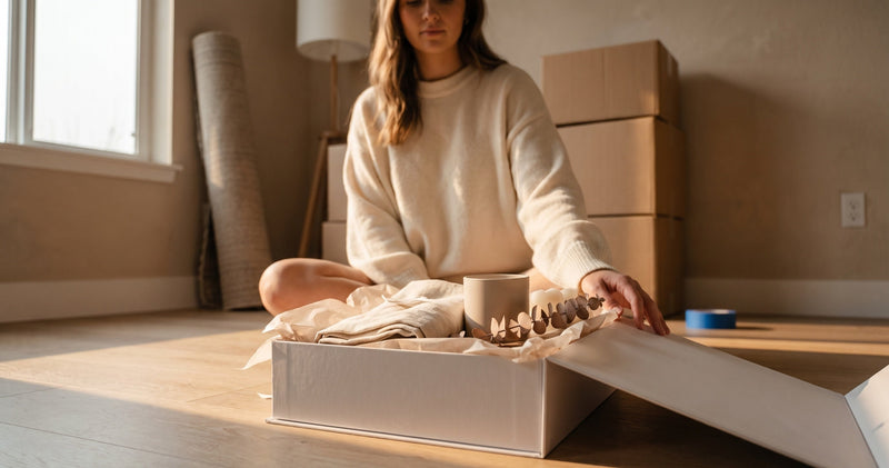 What to put in a housewarming gift box (that they'll actually keep)