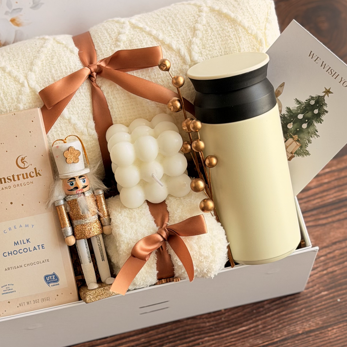 Nutcracker Night Fireside Box — inside view