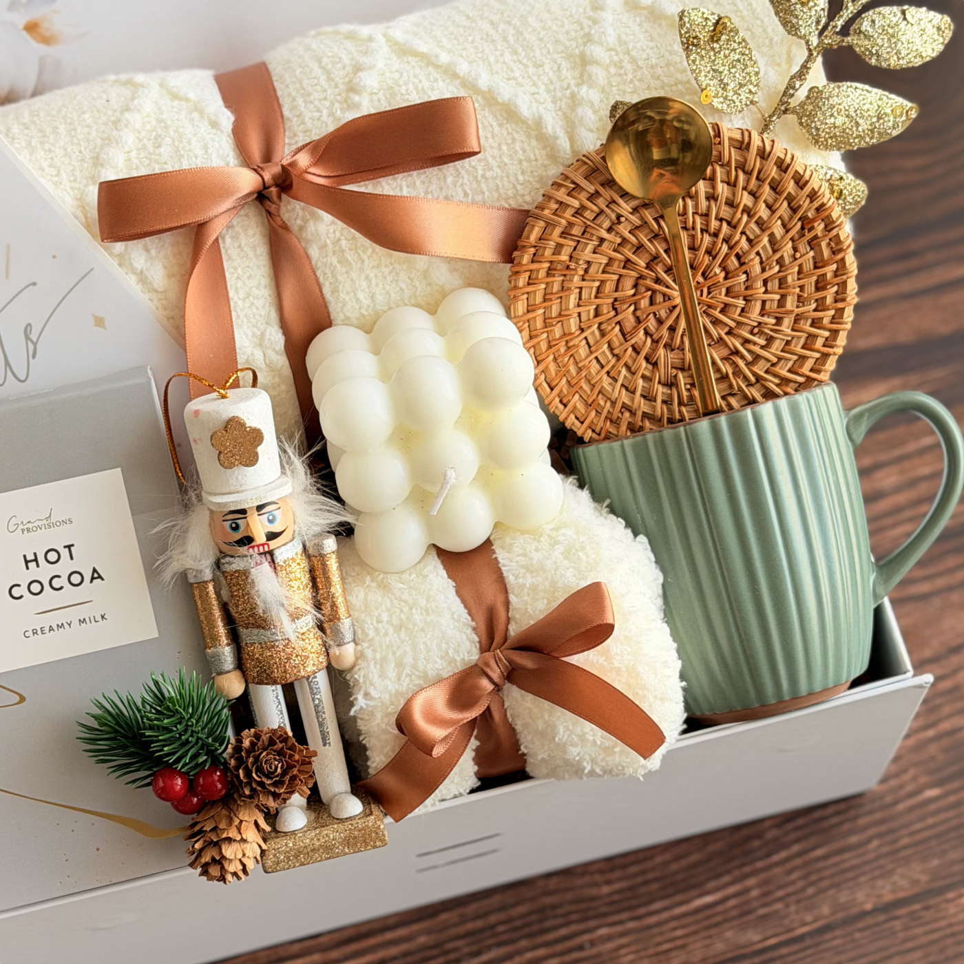 Nutcracker Hearth Evening Box — inside view
