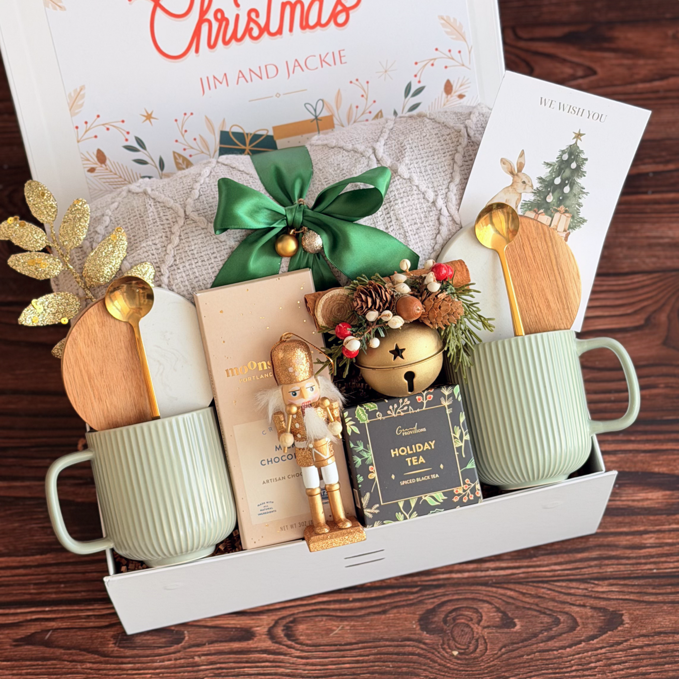 Matching Mugs Holiday Box — front view