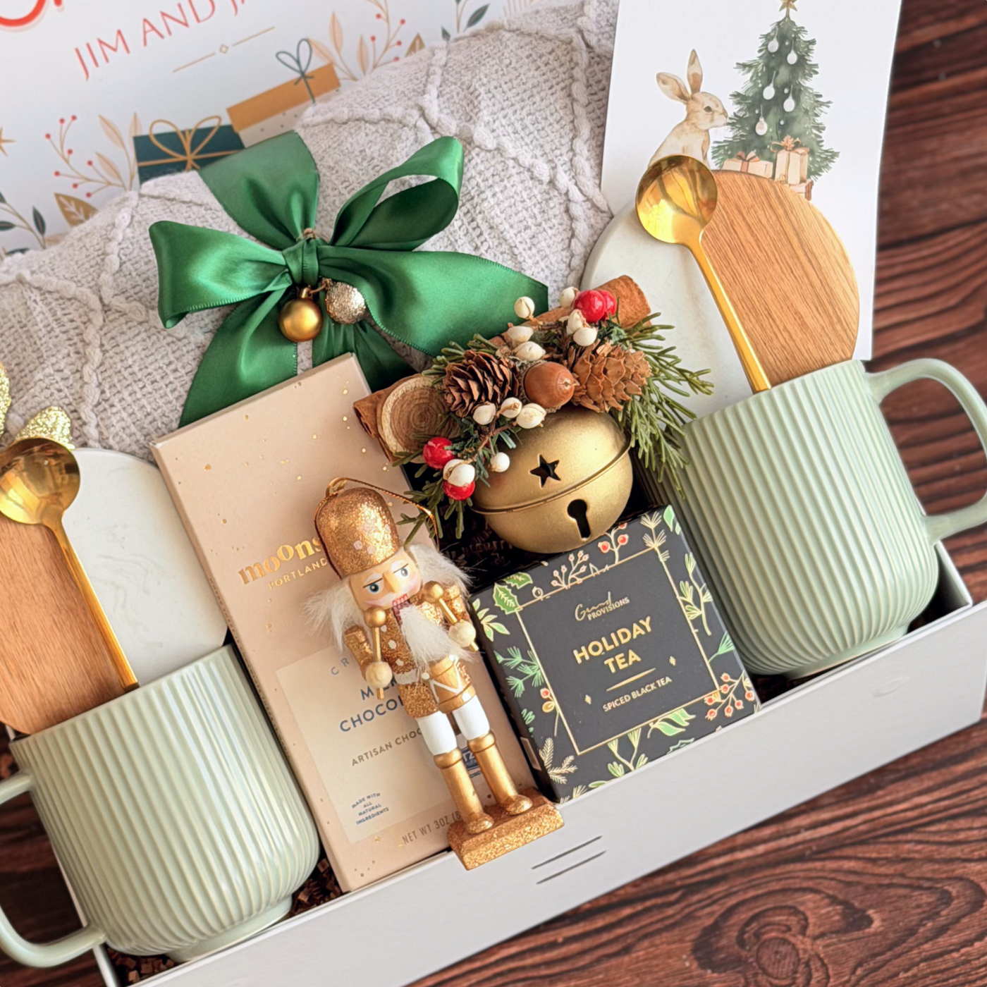 Matching Mugs Holiday Box — inside view