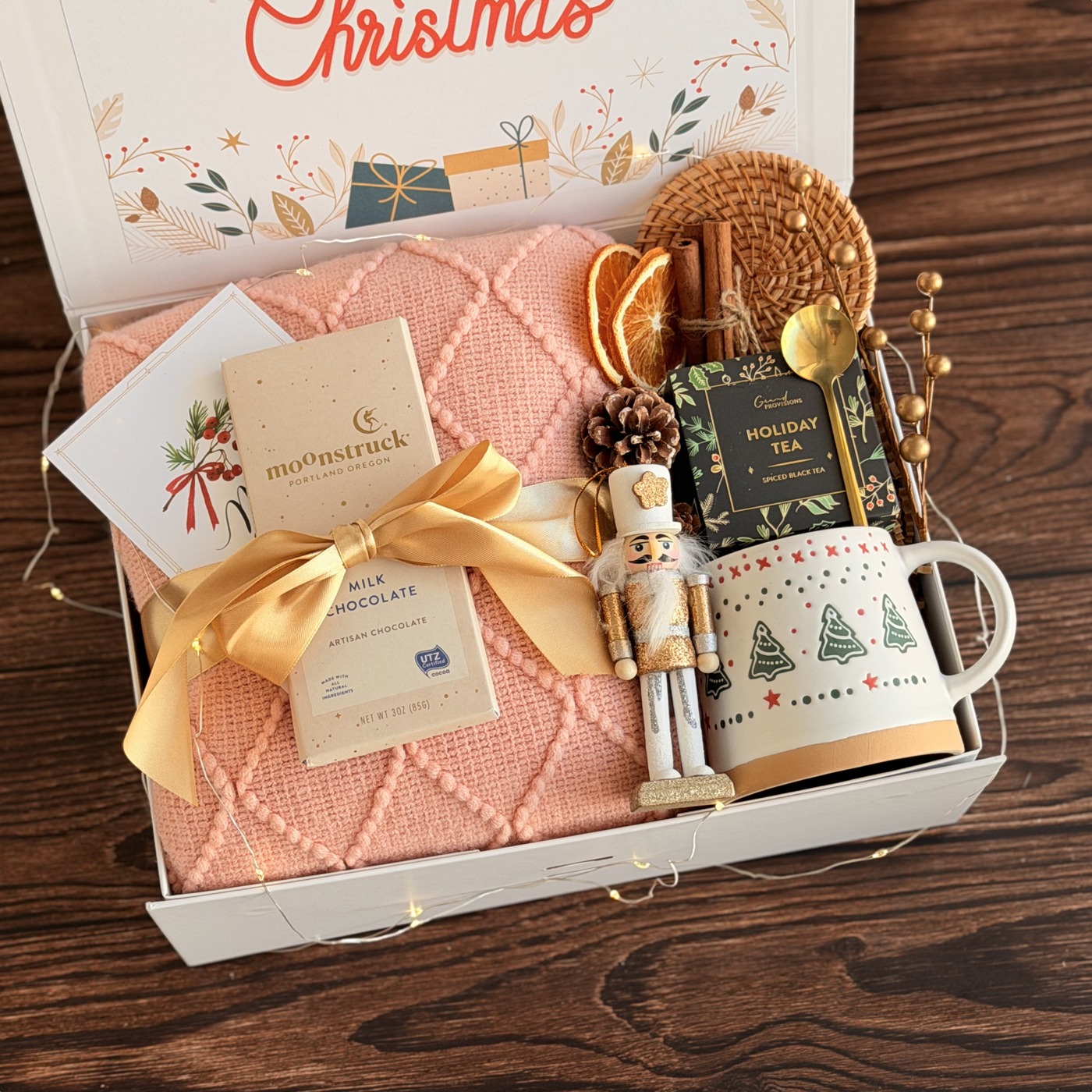 Nutcracker Spice Evening Box — front view