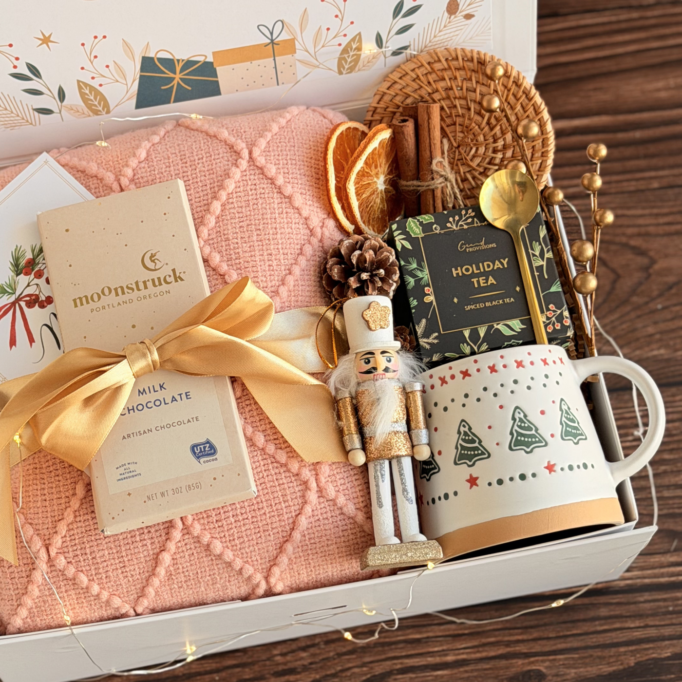 Nutcracker Spice Evening Box — inside view