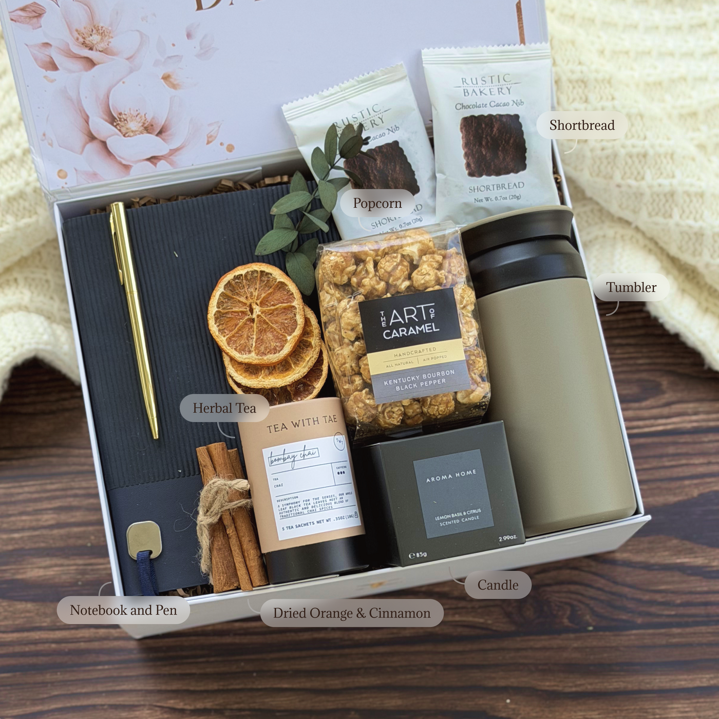 Everyday Essentials Box for Him — inside view