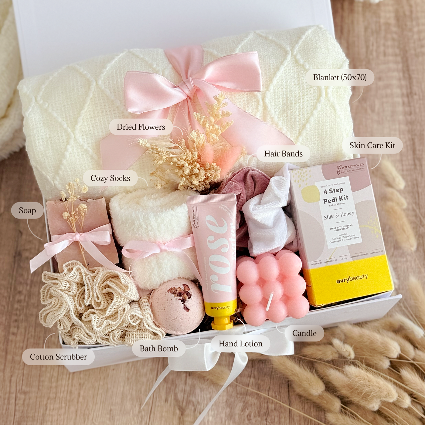 Warm Embrace Comfort Box — inside view