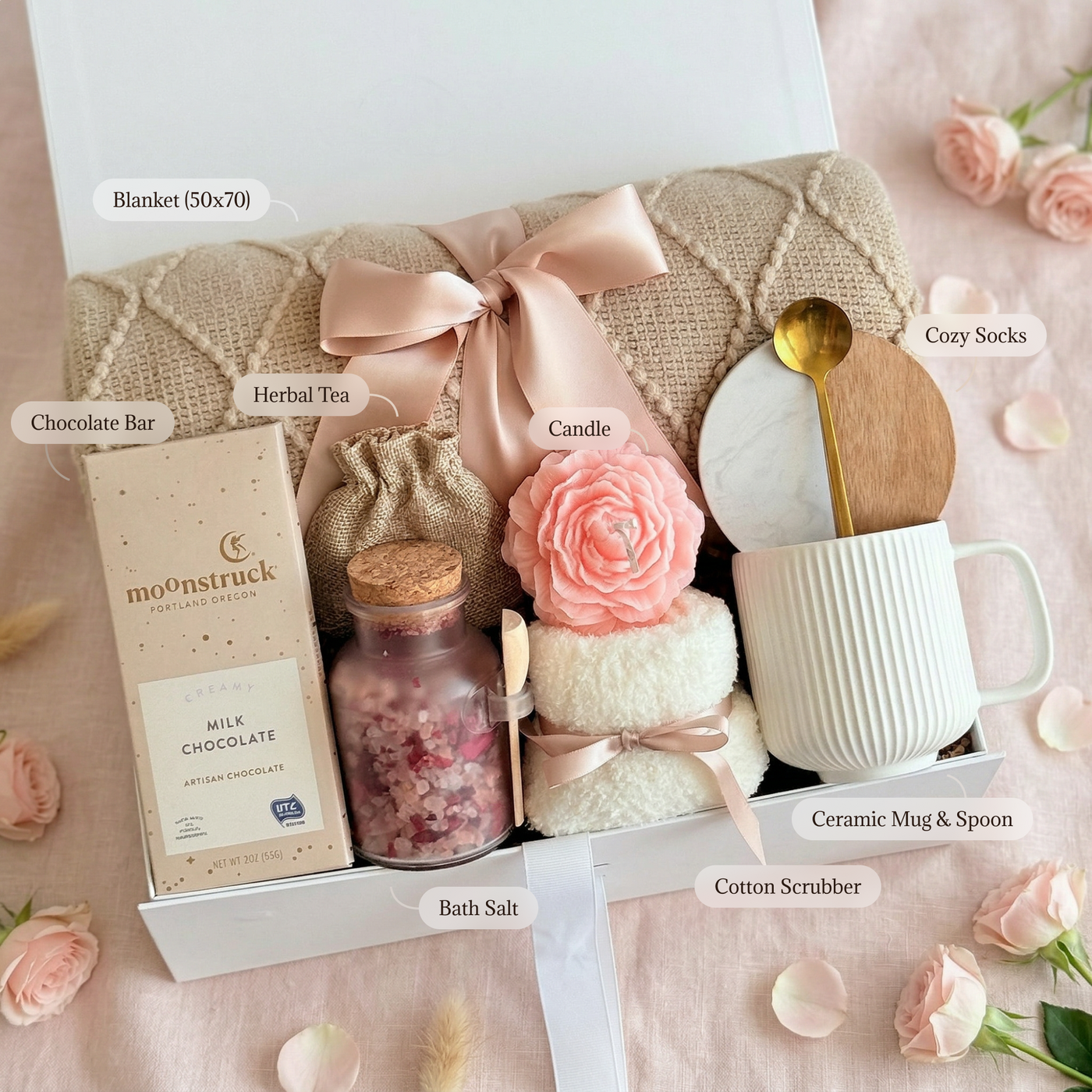 Comfort & Care Gift Box — inside view