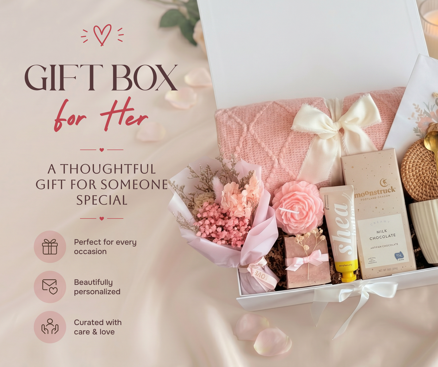 Soap, Spoon & Blanket Retreat Box — close-up detail 3