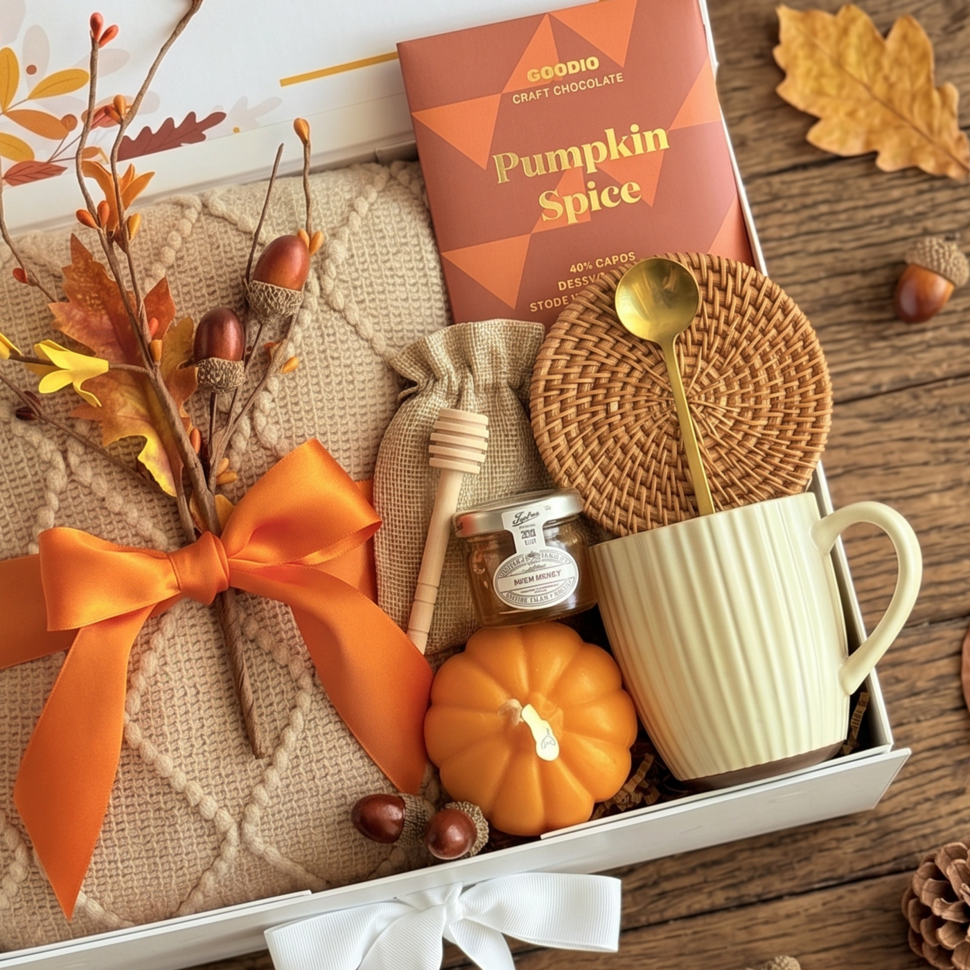 Honey & Herbal Tea Comfort Box — close-up detail 4