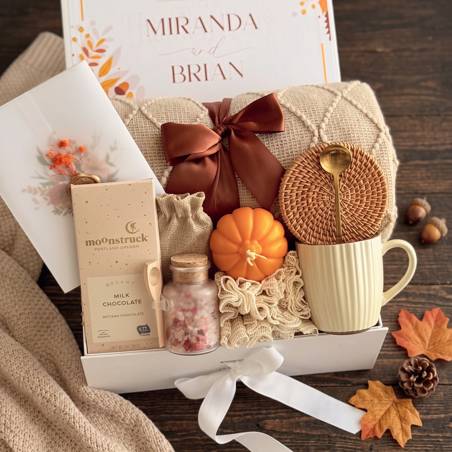 Herbal Tea & Bath Salt Haven Box — front view