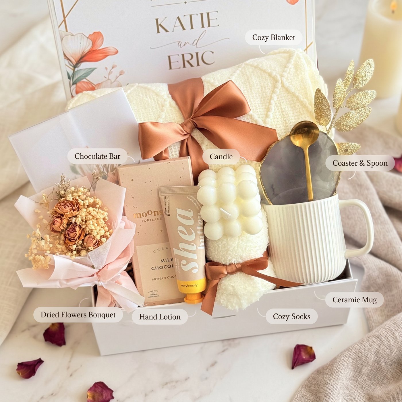 Heartfelt Hideaway Box — inside view