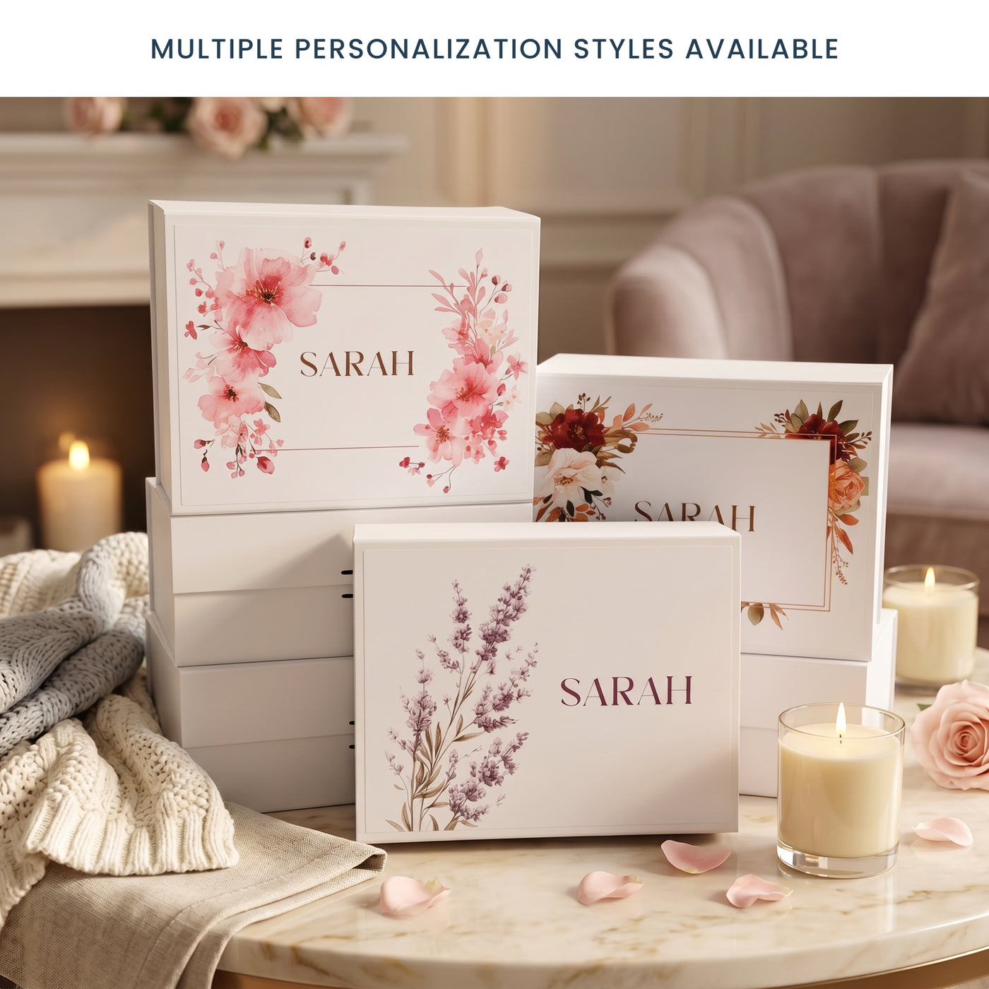 Bath Salts & Blanket Solace Box — close-up detail 1