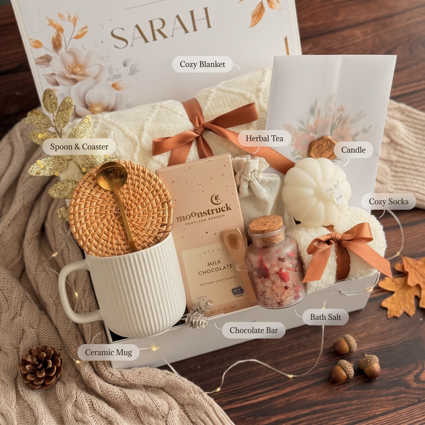 Slow Evening Spa Box — inside view
