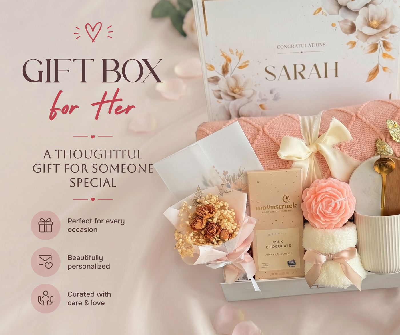 Heartfelt Hearth & Honey Box — close-up detail 3