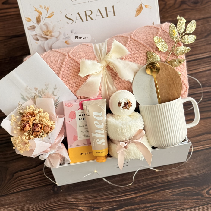 Bath Bomb & Blanket Retreat Box