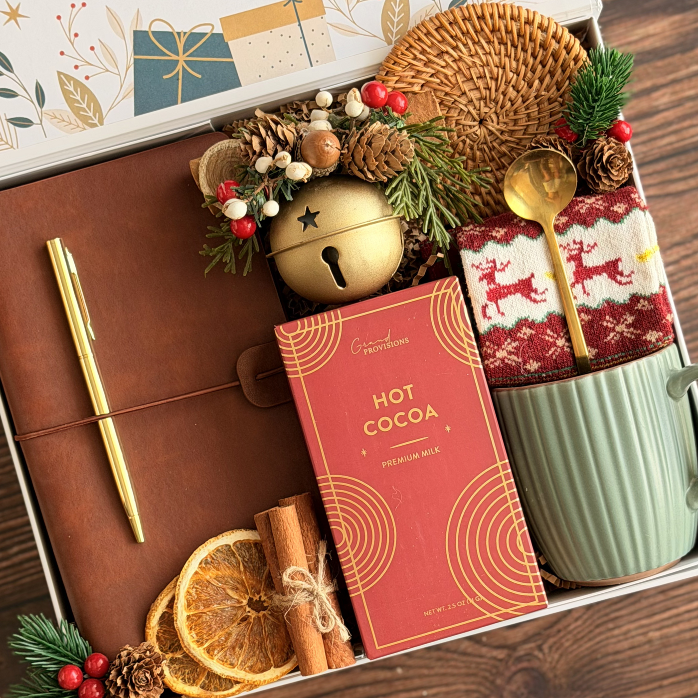 Jingle & Journal Winter Box — inside view