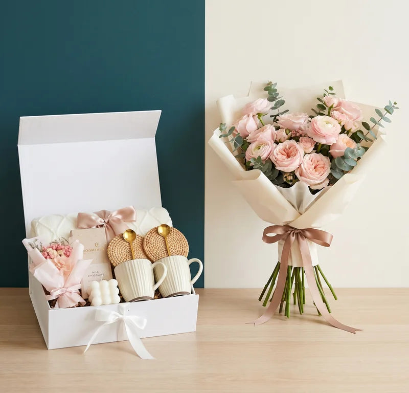 Gift box vs. flowers: which says it better, and when