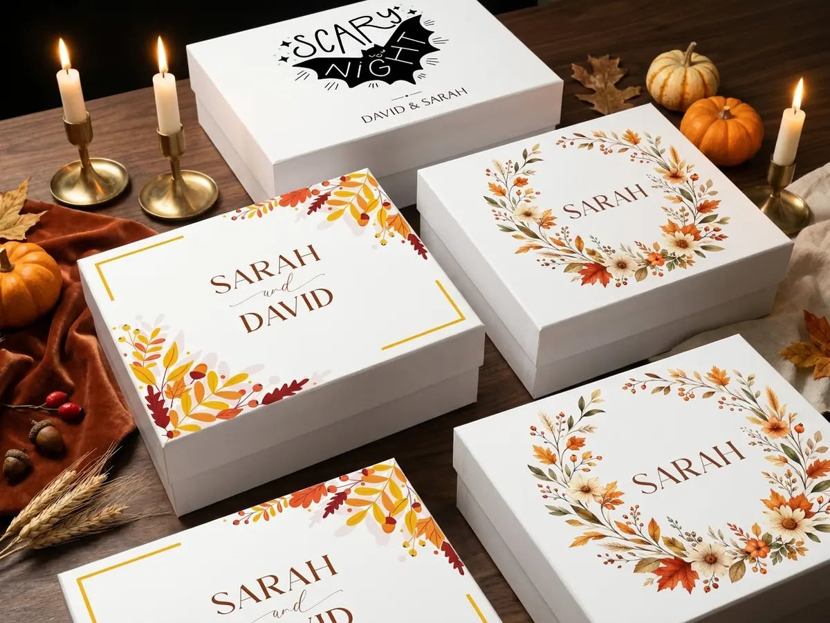 Halloween & fall lid designs