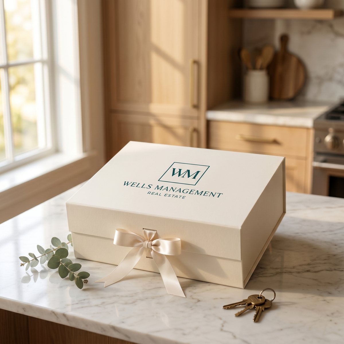 Your brand, on a gift they keep